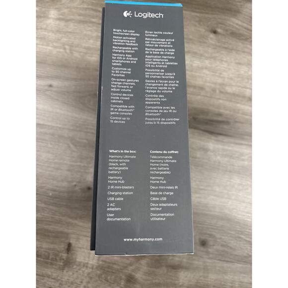 Logitech Harmony Ultimate Home w Remote, Hub, 2 IR Blasters Boxed #915-000237 - Picture 15 of 15